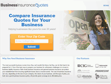 Tablet Screenshot of businessinsurance.org